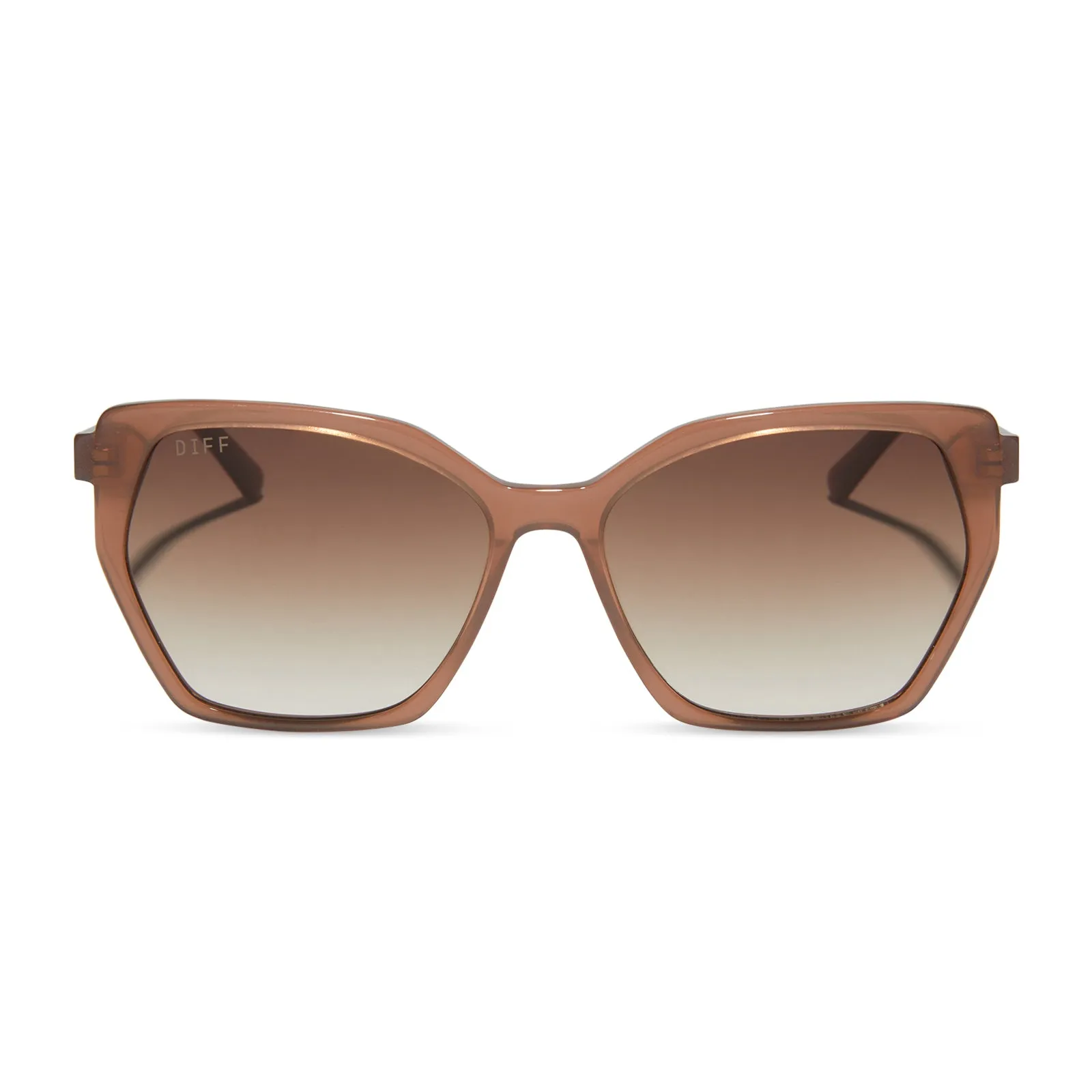 VERA - MACCHIATO + BROWN GRADIENT + POLARIZED SUNGLASSES sold by Diff Eyewear