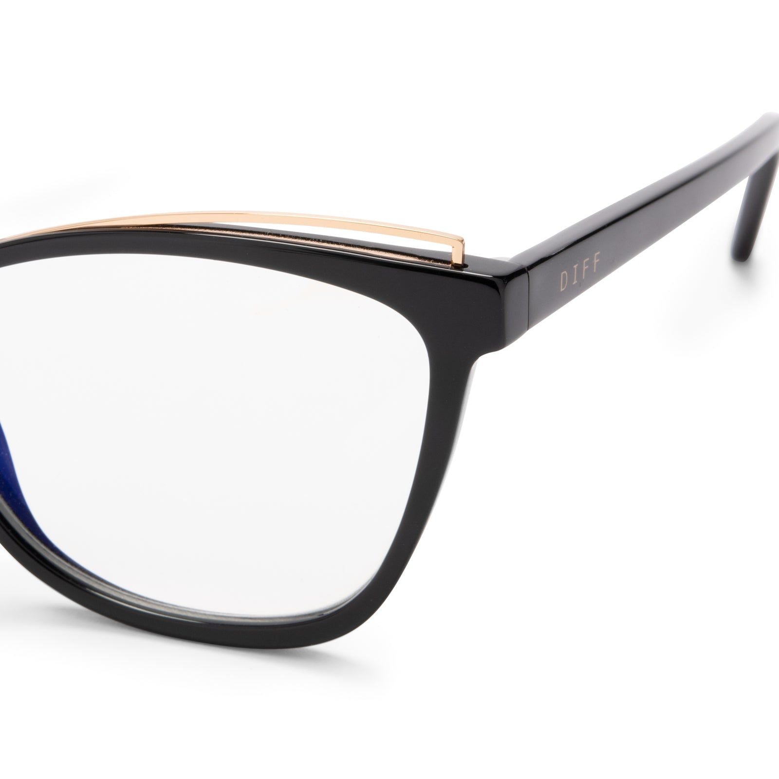 MOLLY - BLACK + BLUE LIGHT TECHNOLOGY GLASSES sold by Diff Eyewear product image thumbnail 4