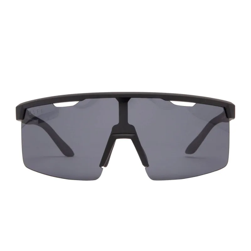 LUKA -  MATTE BLACK + SMOKE + POLARIZED SUNGLASSES sold by Diff Eyewear