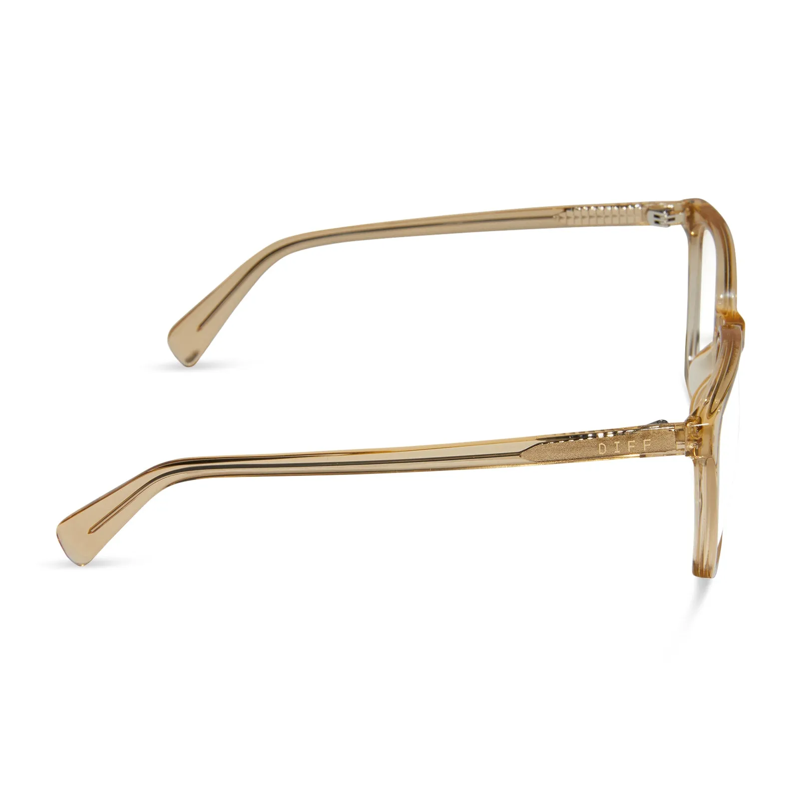 PARKER - HONEY CRYSTAL + PRESCRIPTION GLASSES sold by Diff Eyewear product image thumbnail 3