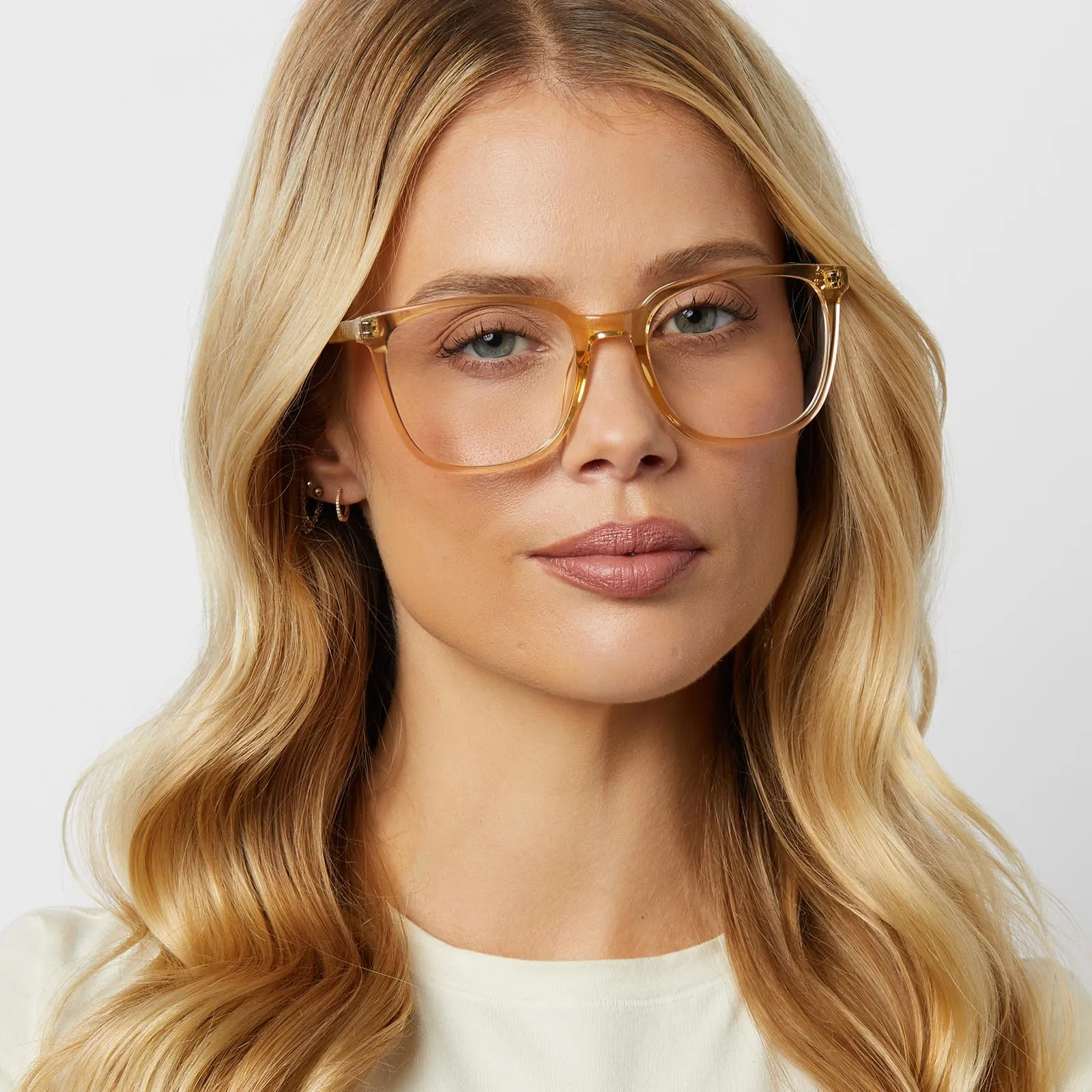 PARKER - HONEY CRYSTAL + PRESCRIPTION GLASSES sold by Diff Eyewear product image thumbnail 5