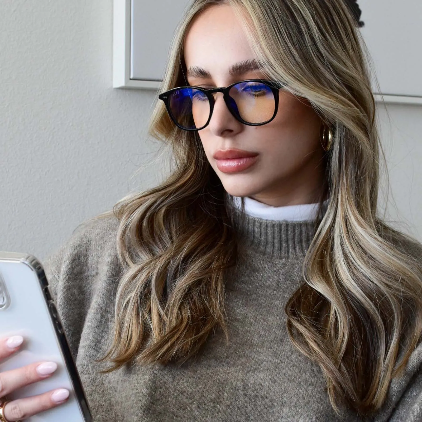 JAXSON - BLACK + BLUE LIGHT TECHNOLOGY GLASSES sold by Diff Eyewear product image thumbnail 5