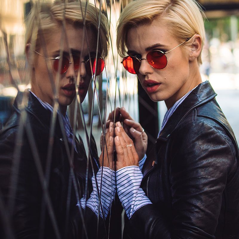 DAISY - GOLD + RED SUNGLASSES sold by Diff Eyewear product image thumbnail 8