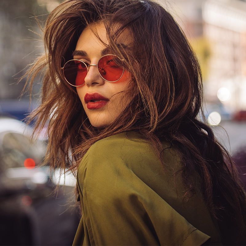 DAISY - GOLD + RED SUNGLASSES sold by Diff Eyewear product image thumbnail 7