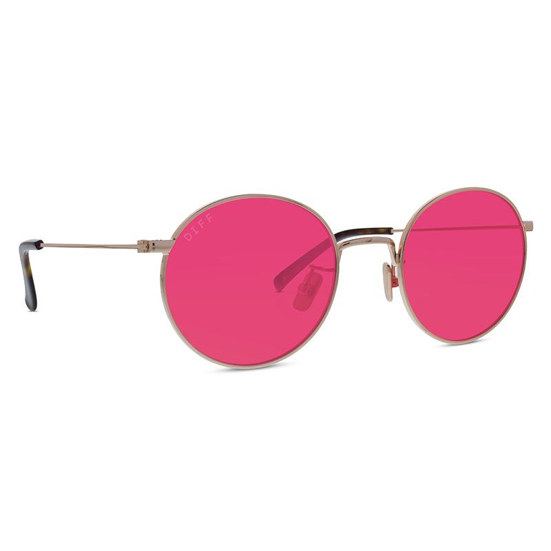 DAISY - GOLD + RED SUNGLASSES sold by Diff Eyewear product image thumbnail 2
