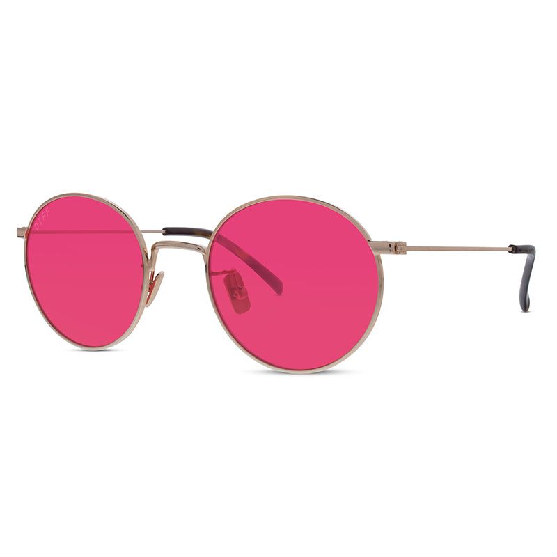DAISY - GOLD + RED SUNGLASSES sold by Diff Eyewear product image thumbnail 3