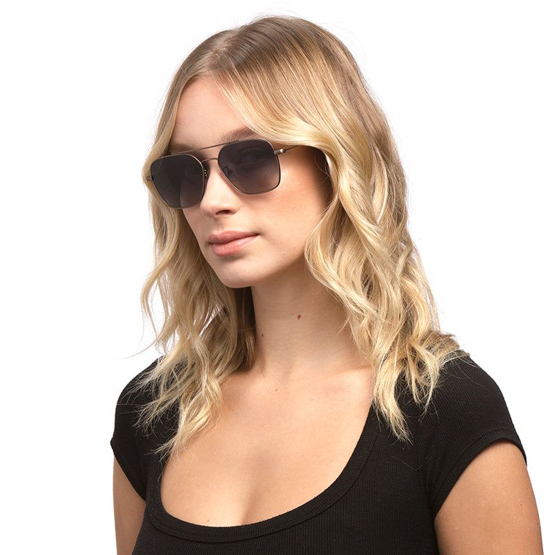 ACE - BRUSHED BROWN + GREY BLUE GRADIENT + POLARIZED SUNGLASSES sold by Diff Eyewear product image thumbnail 7