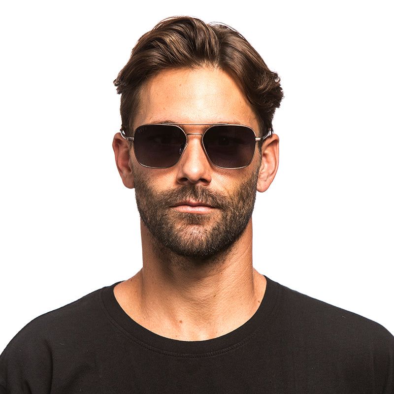 ACE - BRUSHED BROWN + GREY BLUE GRADIENT + POLARIZED SUNGLASSES sold by Diff Eyewear product image thumbnail 4
