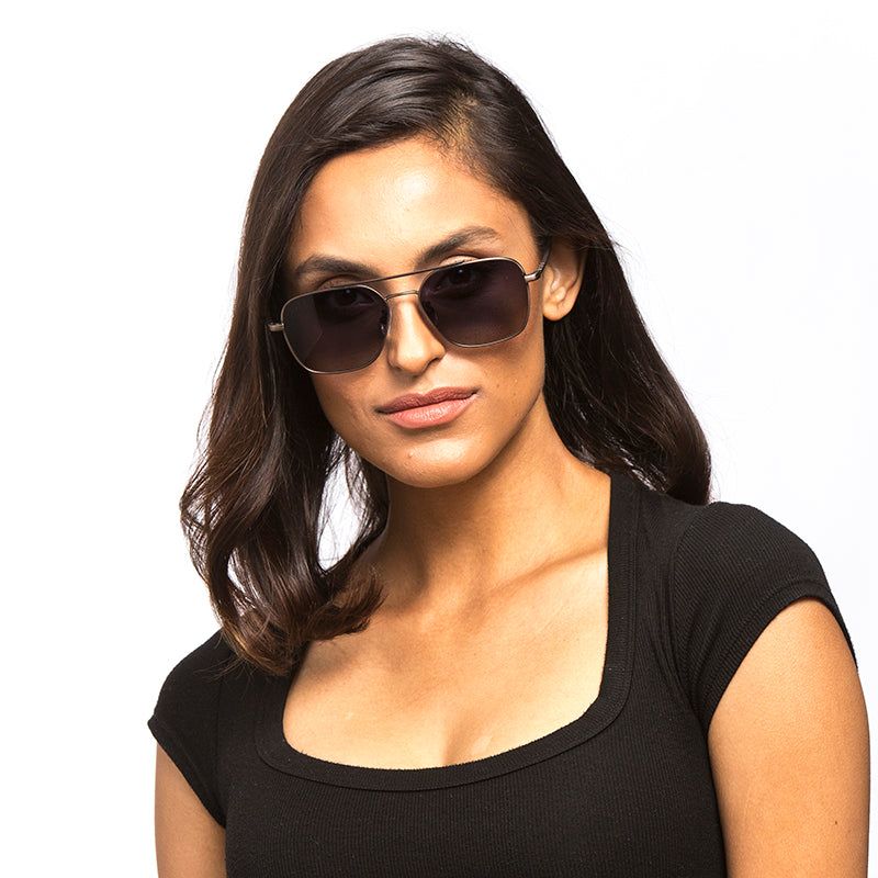 ACE - BRUSHED BROWN + GREY BLUE GRADIENT + POLARIZED SUNGLASSES sold by Diff Eyewear product image thumbnail 8