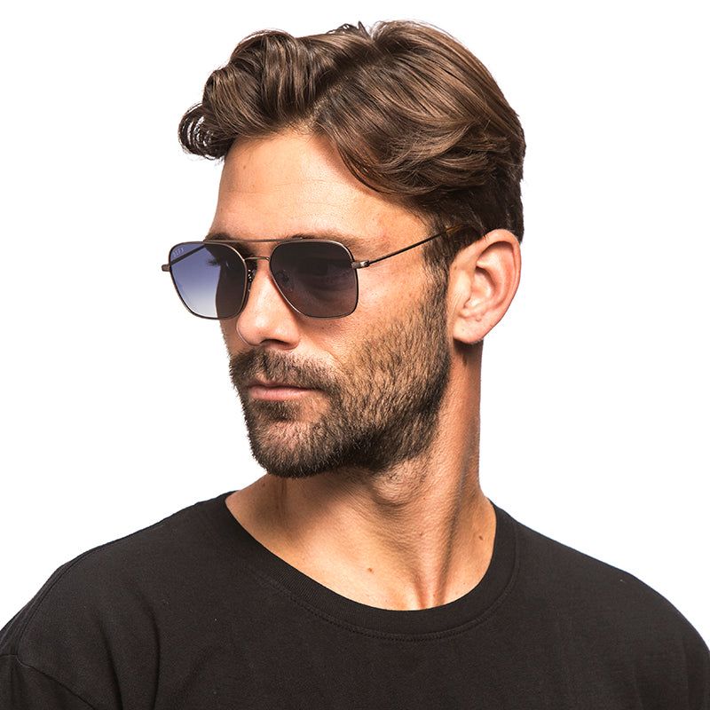 ACE - BRUSHED BROWN + GREY BLUE GRADIENT + POLARIZED SUNGLASSES sold by Diff Eyewear product image thumbnail 5