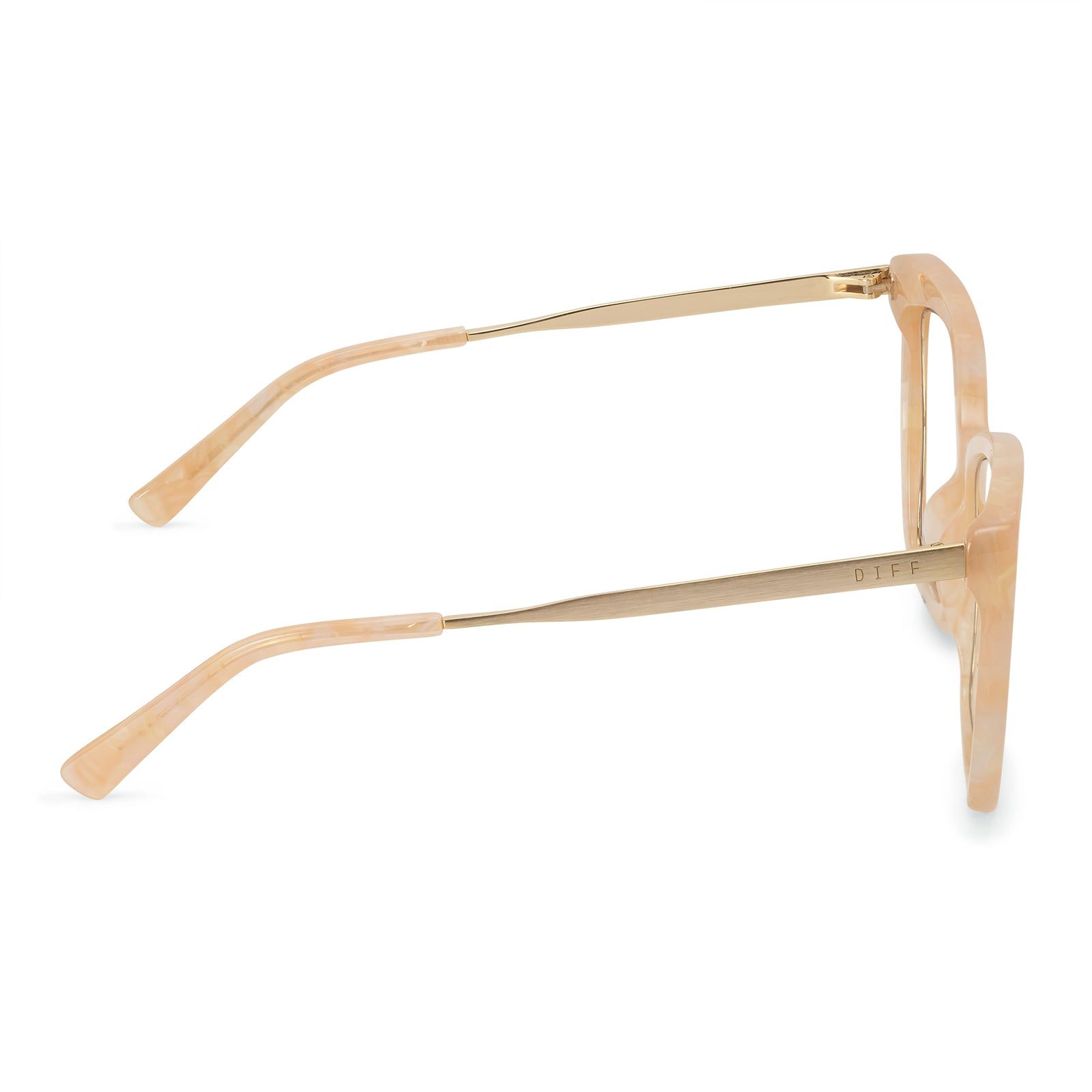 BECKY IV - CITRINE PEARL + BLUE LIGHT TECHNOLOGY GLASSES sold by Diff Eyewear product image thumbnail 5