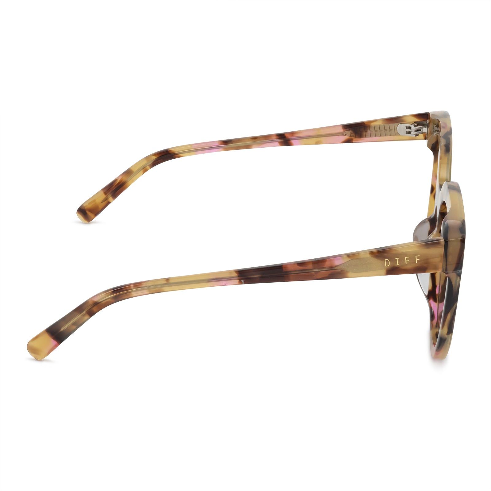 GIA - LOTUS TORTOISE + CHERRY BLOSSOM MIRROR SUNGLASSES sold by Diff Eyewear product image thumbnail 4