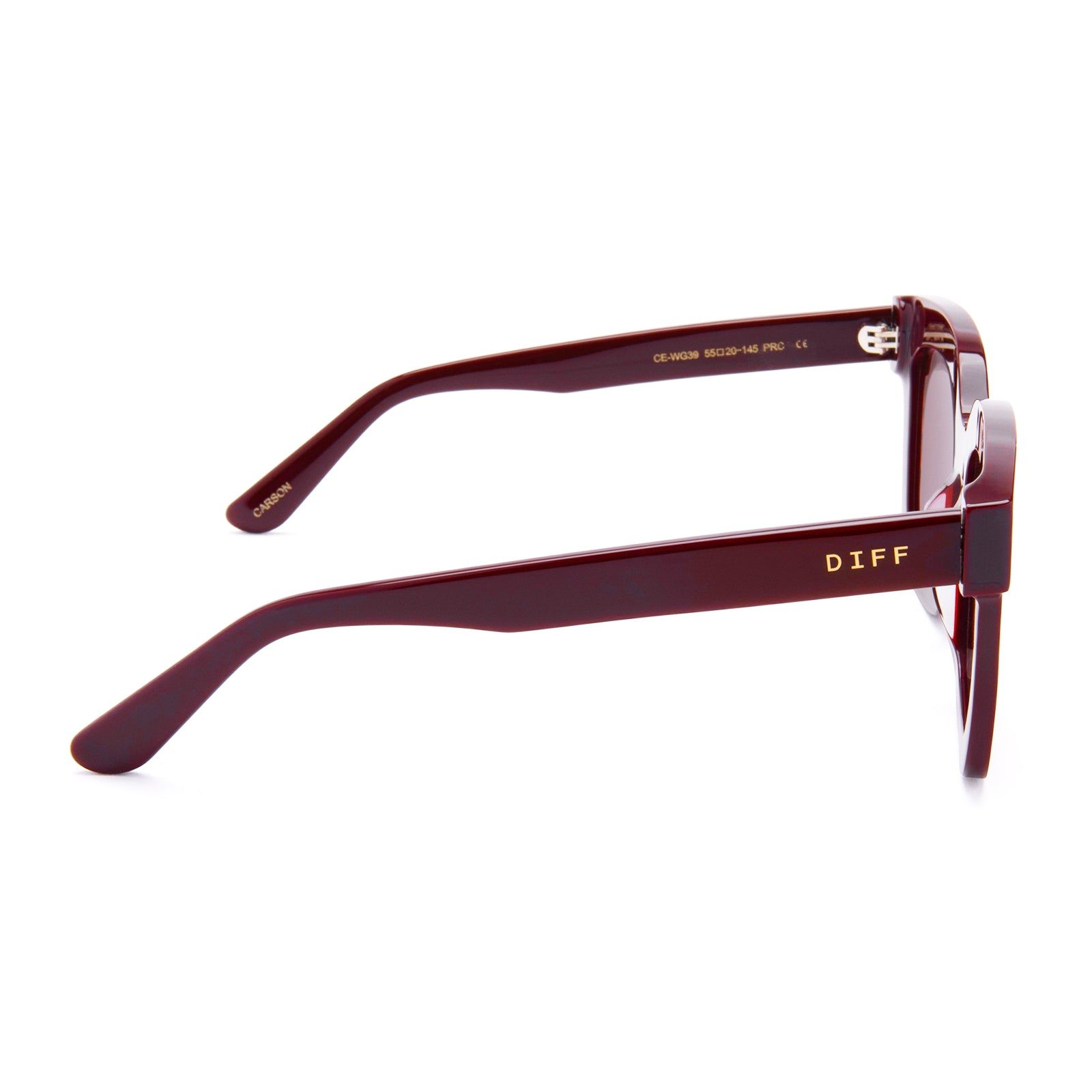 CARSON - CLARET + WINE GRADIENT sold by Diff Eyewear product image thumbnail 4