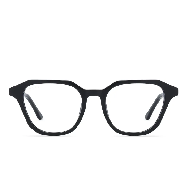 ALLEN - BLACK + PRESCRIPTION GLASSES sold by Diff Eyewear