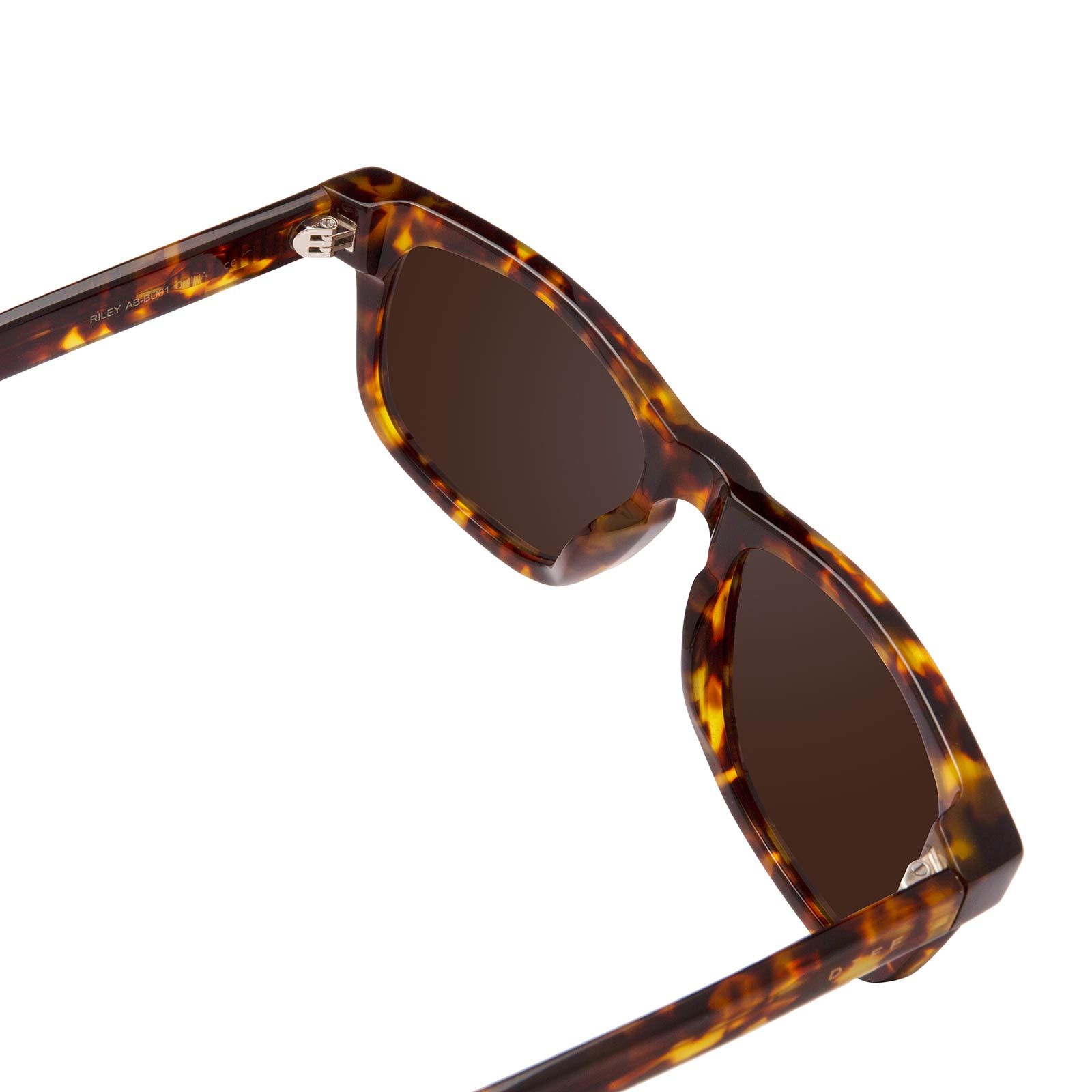 RILEY - AMBER TORTOISE + BLUE MIRROR SUNGLASSES sold by Diff Eyewear product image thumbnail 7