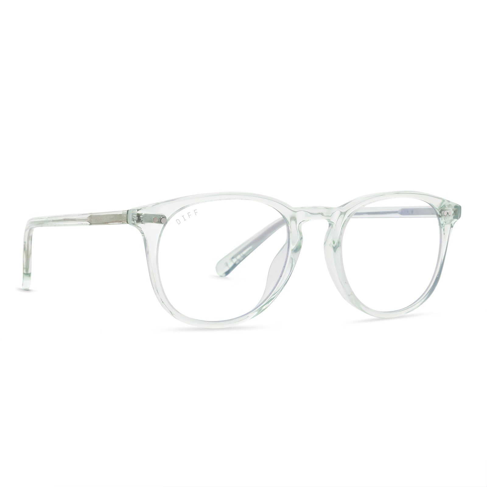 JAXSON - SOFT LAGOON CRYSTAL + BLUE LIGHT TECHNOLOGY GLASSES sold by Diff Eyewear product image thumbnail 2