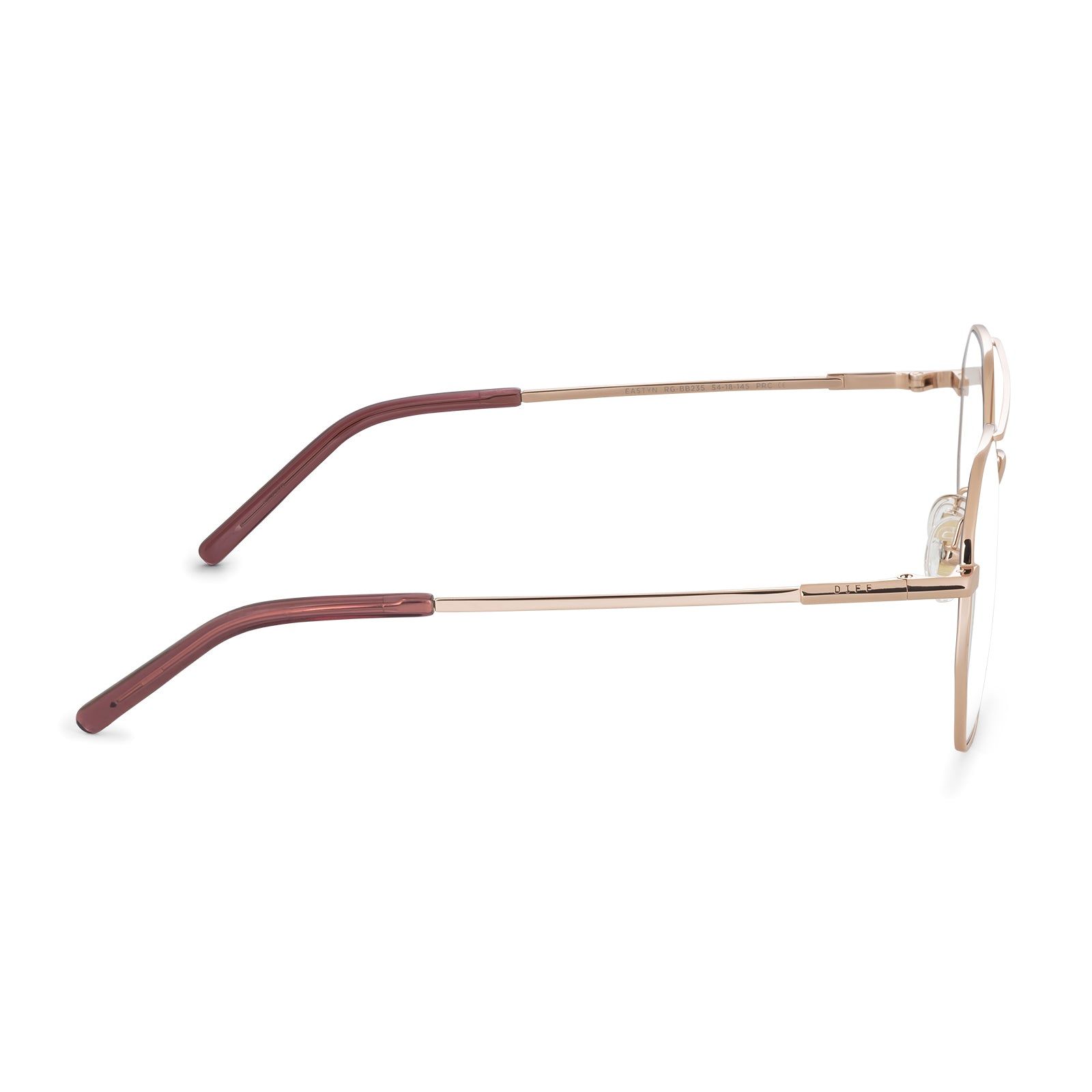 EASTYN - ROSE GOLD + BLUE LIGHT TECHNOLOGY GLASSES sold by Diff Eyewear product image thumbnail 4