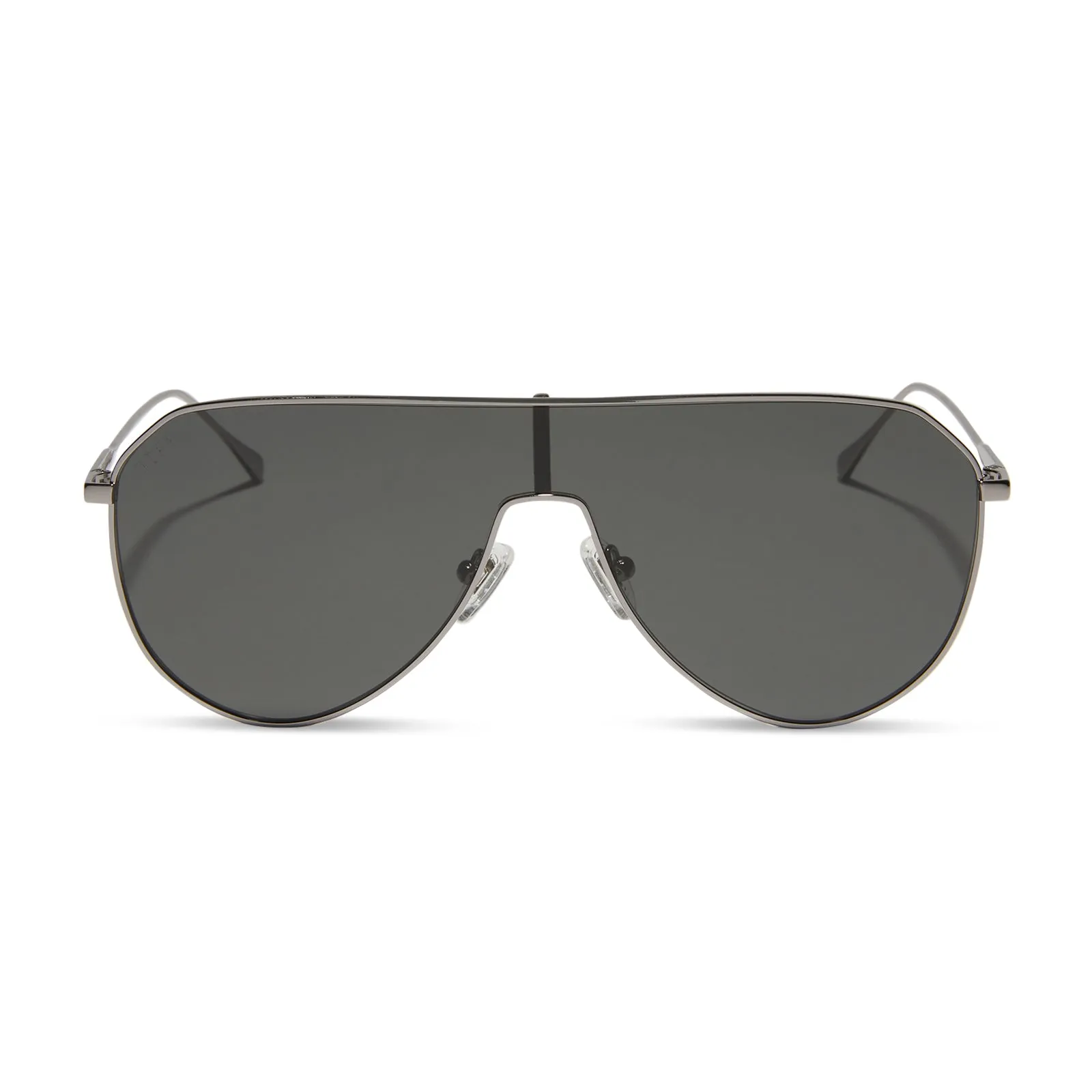 DASH SHIELD - GUNMETAL + GREY SUNGLASSES sold by Diff Eyewear