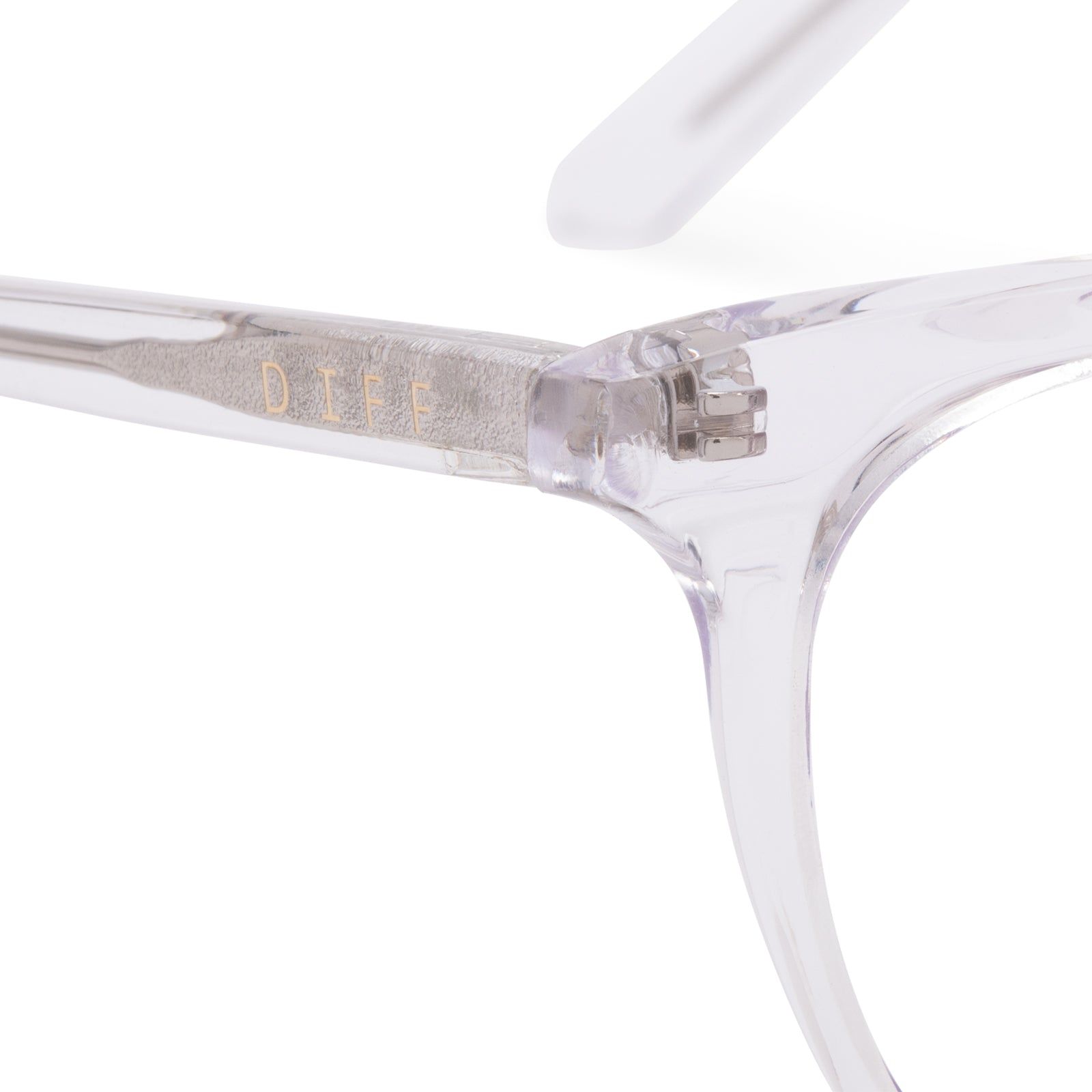 JADE - CLEAR CRYSTAL + CLEAR GLASSES sold by Diff Eyewear product image thumbnail 3