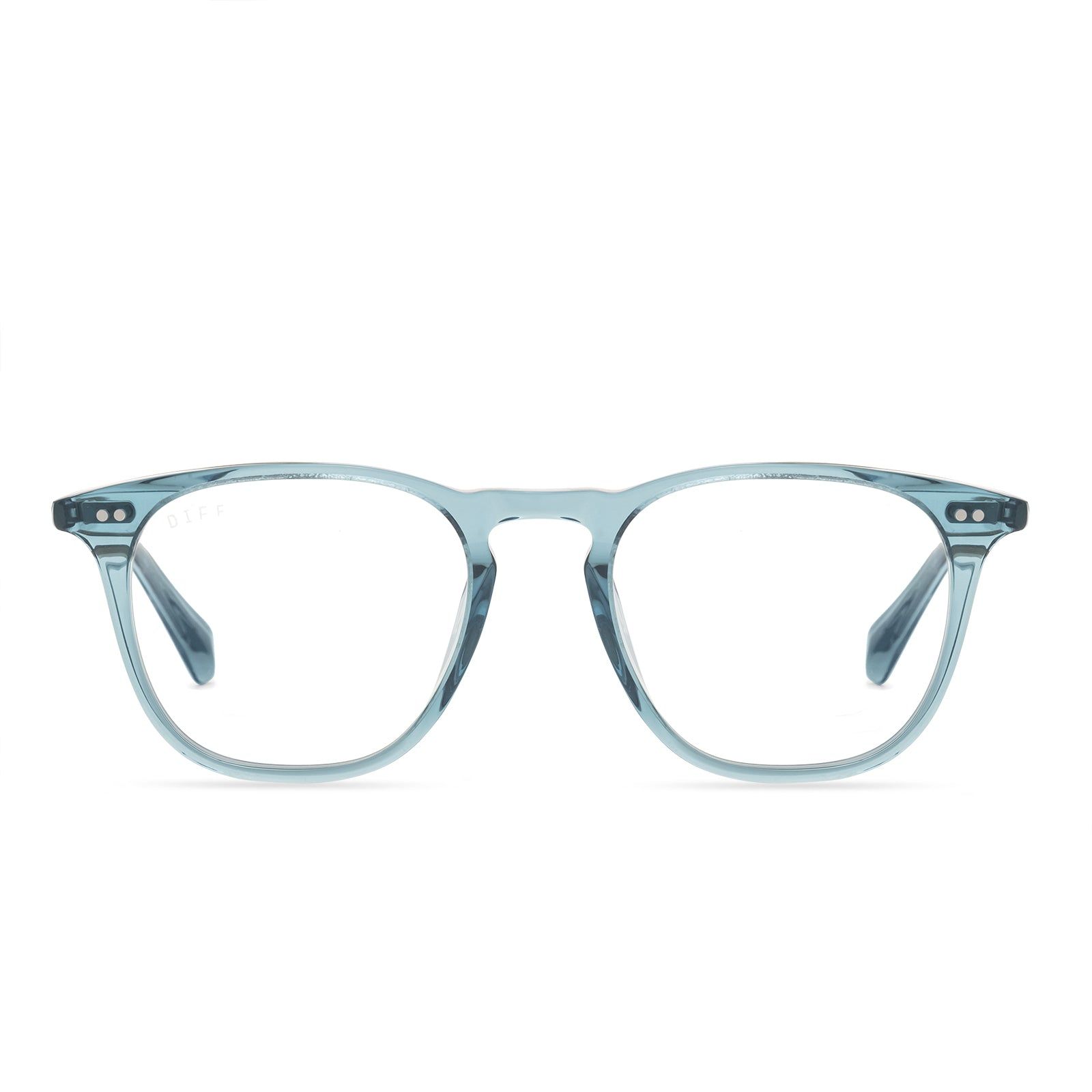 MAXWELL - TEAL HAZE + BLUE LIGHT TECHNOLOGY GLASSES sold by Diff Eyewear