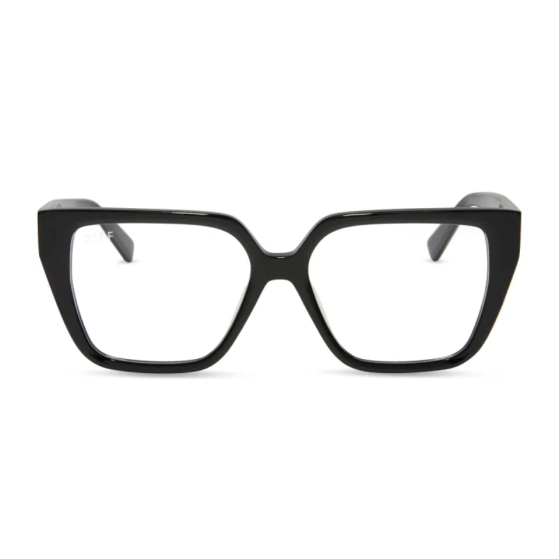 OLIVE - BLACK + GLASSES sold by Diff Eyewear