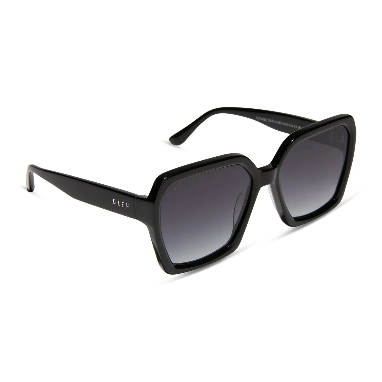 SLOANE - BLACK + GREY GRADIENT SUNGLASSES sold by Diff Eyewear product image thumbnail 2