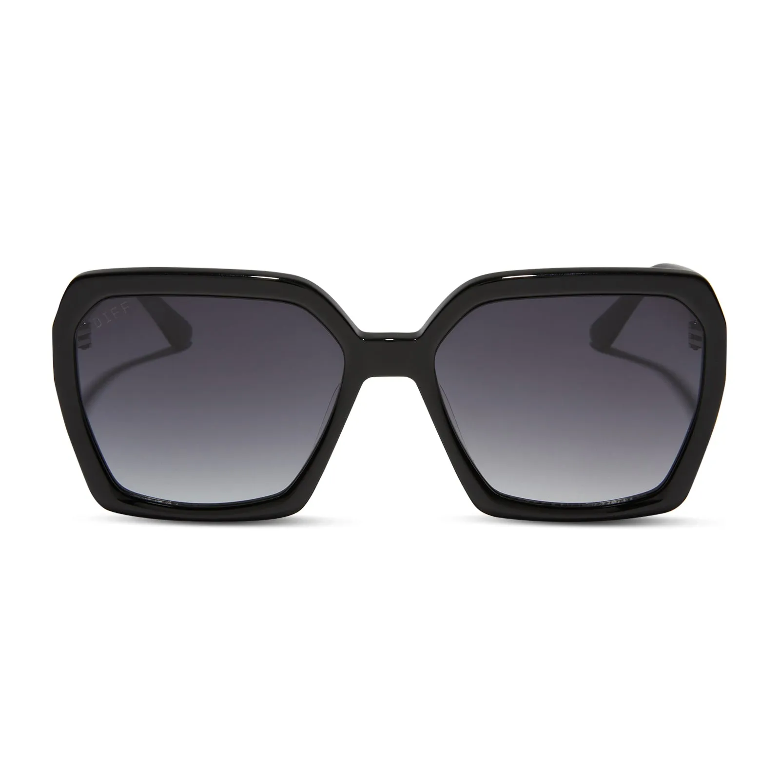 SLOANE - BLACK + GREY GRADIENT SUNGLASSES sold by Diff Eyewear