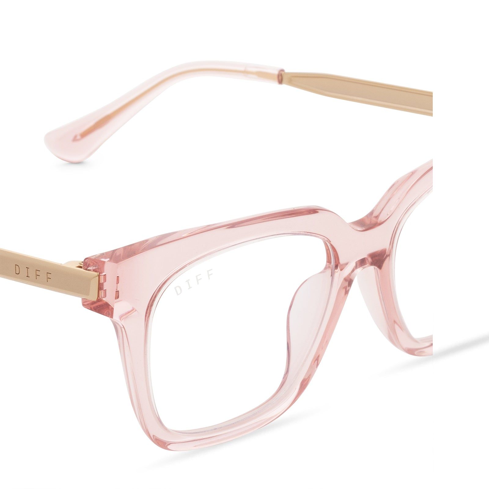 BELLA XS - AZALEA CRYSTAL + BLUE LIGHT TECHNOLOGY GLASSES sold by Diff Eyewear product image thumbnail 3