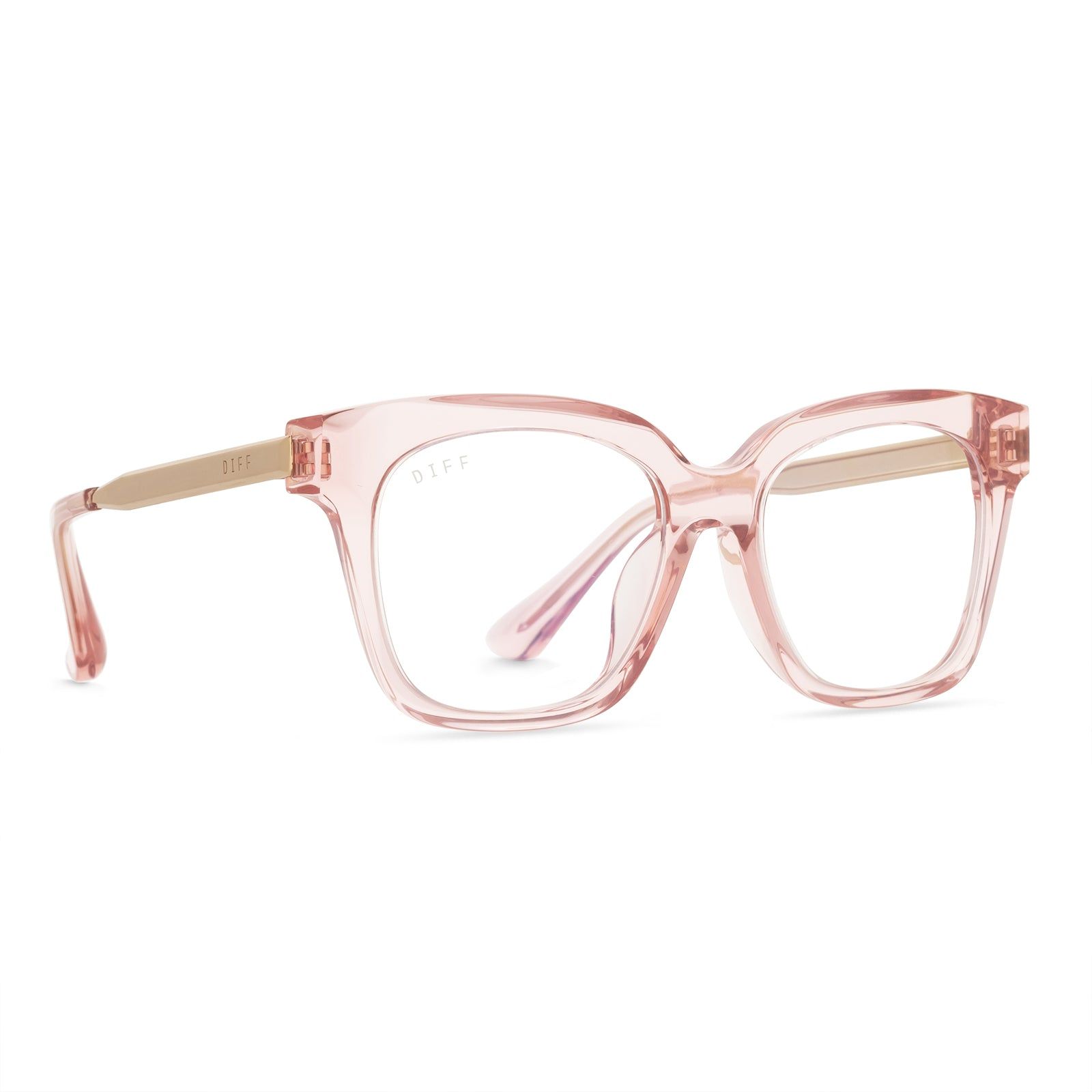 BELLA XS - AZALEA CRYSTAL + BLUE LIGHT TECHNOLOGY GLASSES sold by Diff Eyewear product image thumbnail 2