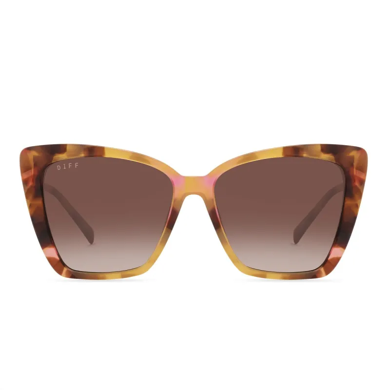 BECKY II - LOTUS TORTOISE + BROWN GRADIENT SUNGLASSES sold by Diff Eyewear