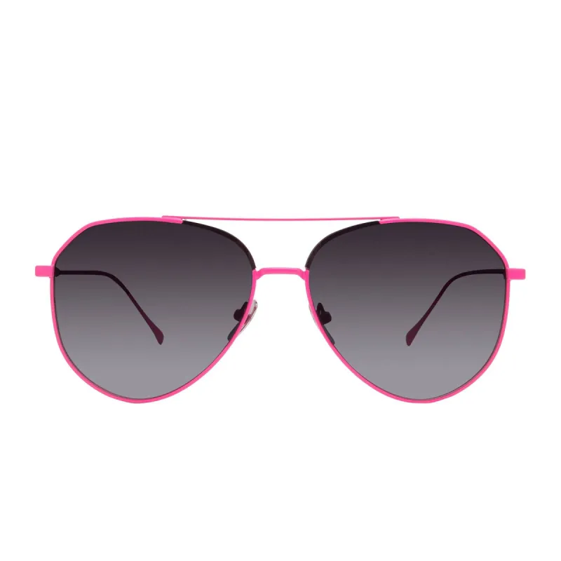 DASH - NEON PINK + GREY GRADIENT SUNGLASSES sold by Diff Eyewear