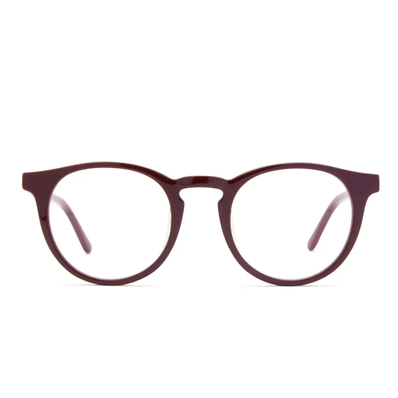 SAWYER - CLARET + BLUE LIGHT TECHNOLOGY GLASSES sold by Diff Eyewear
