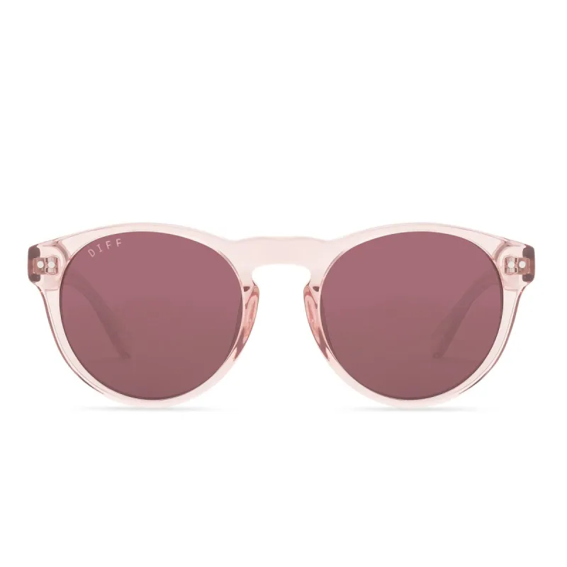 CODY - AZALEA CRYSTAL + WINE + POLARIZED SUNGLASSES sold by Diff Eyewear