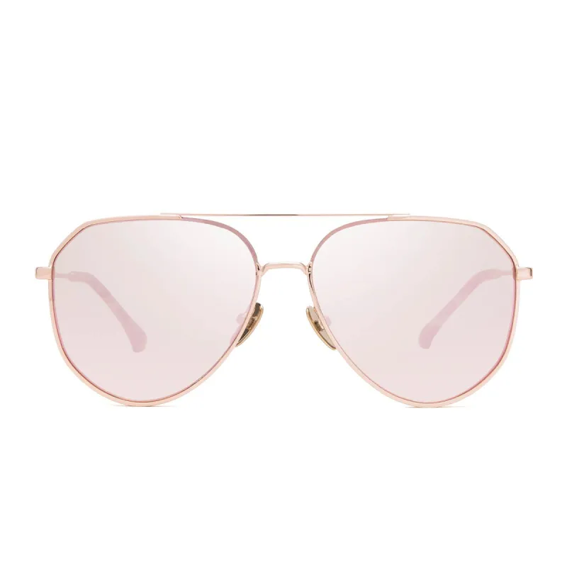 DASH - CHAMPAGNE + CHAMPAGNE + POLARIZED SUNGLASSES sold by Diff Eyewear