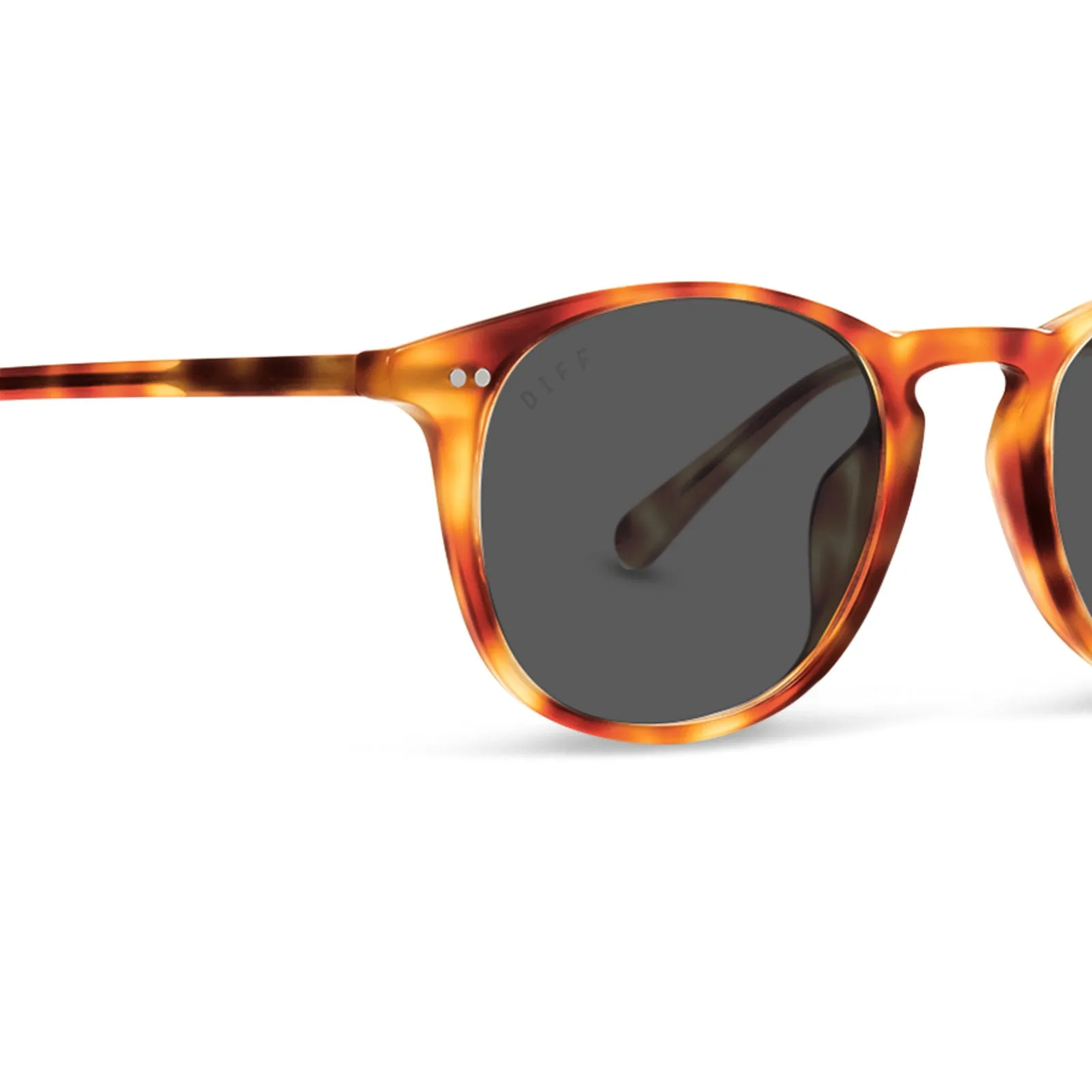 JAXSON - SOLSTICE TORTOISE + GREY + POLARIZED SUNGLASSES sold by Diff Eyewear product image thumbnail 4