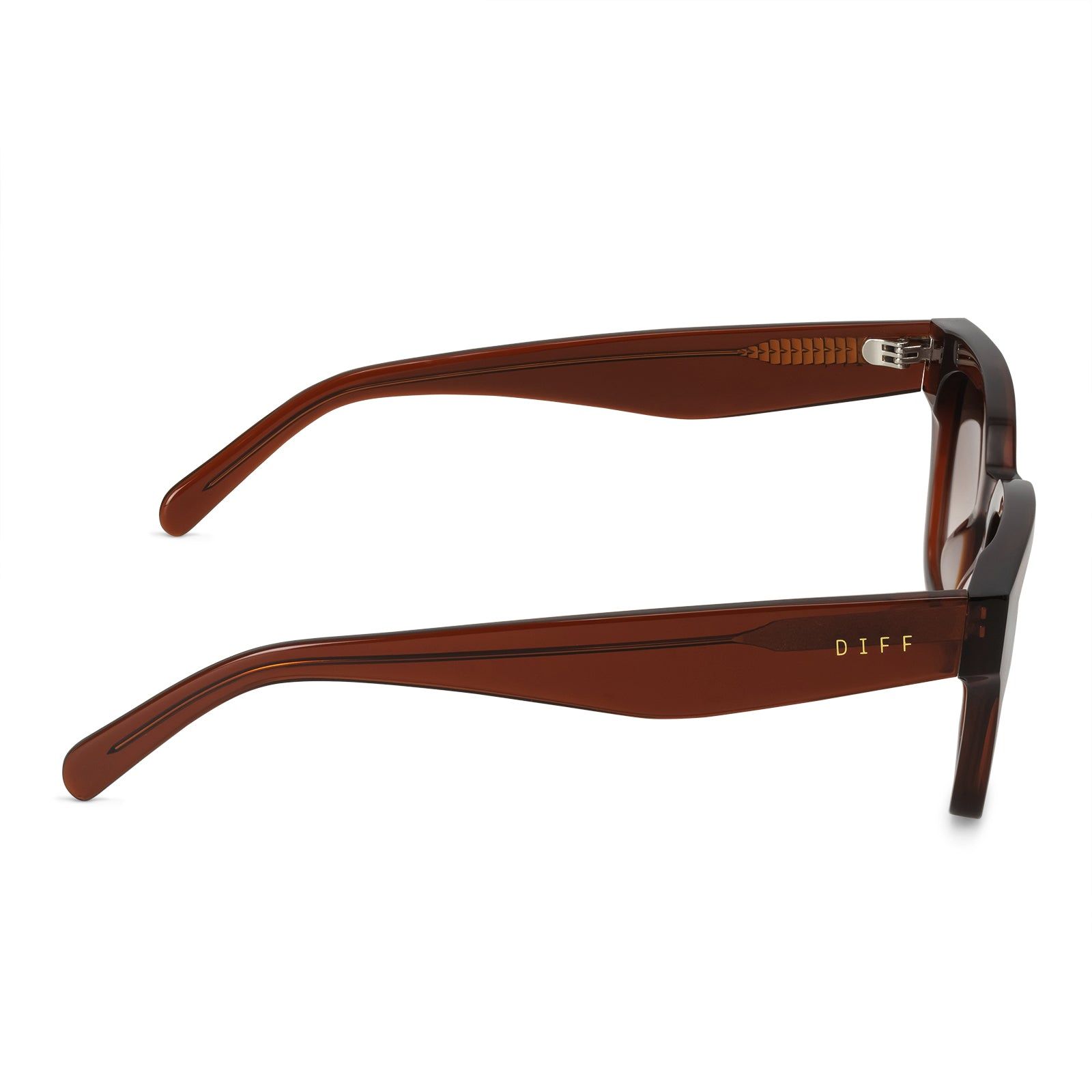 JEAN - COGNAC + BROWN GRADIENT SUNGLASSES sold by Diff Eyewear product image thumbnail 4