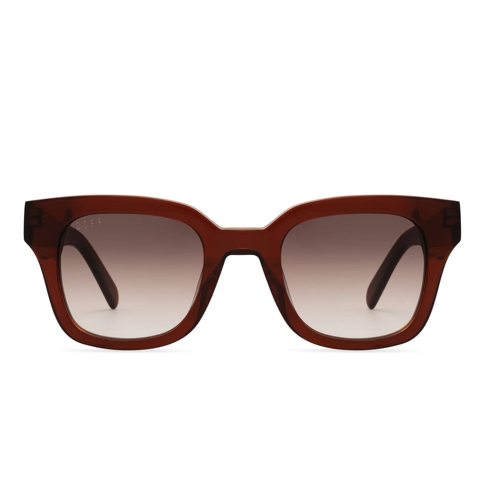 JEAN - COGNAC + BROWN GRADIENT SUNGLASSES sold by Diff Eyewear