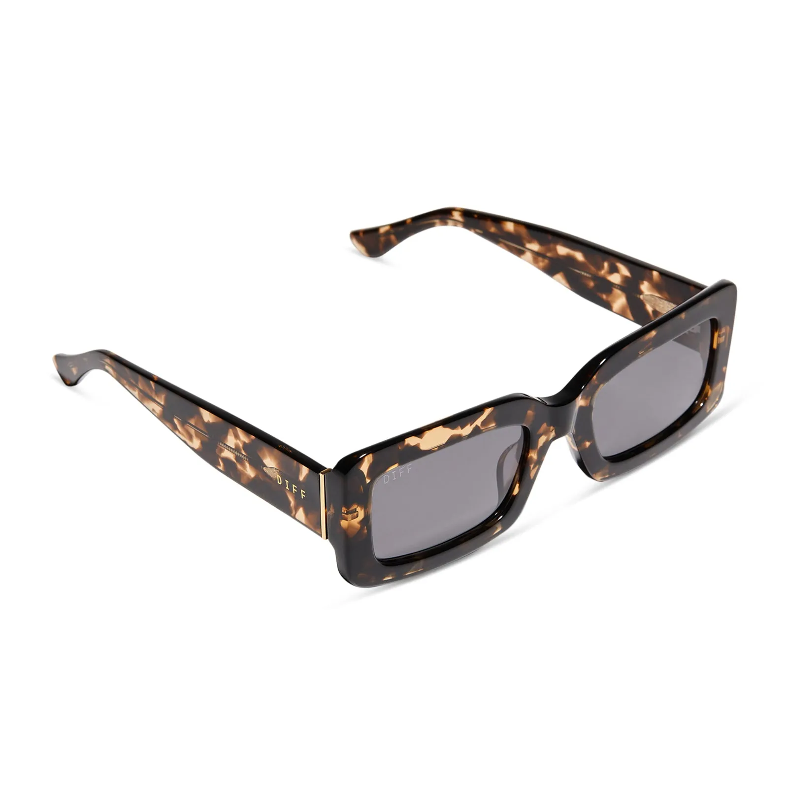 INDY - ESPRESSO TORTOISE + GREY SUNGLASSES sold by Diff Eyewear product image thumbnail 4