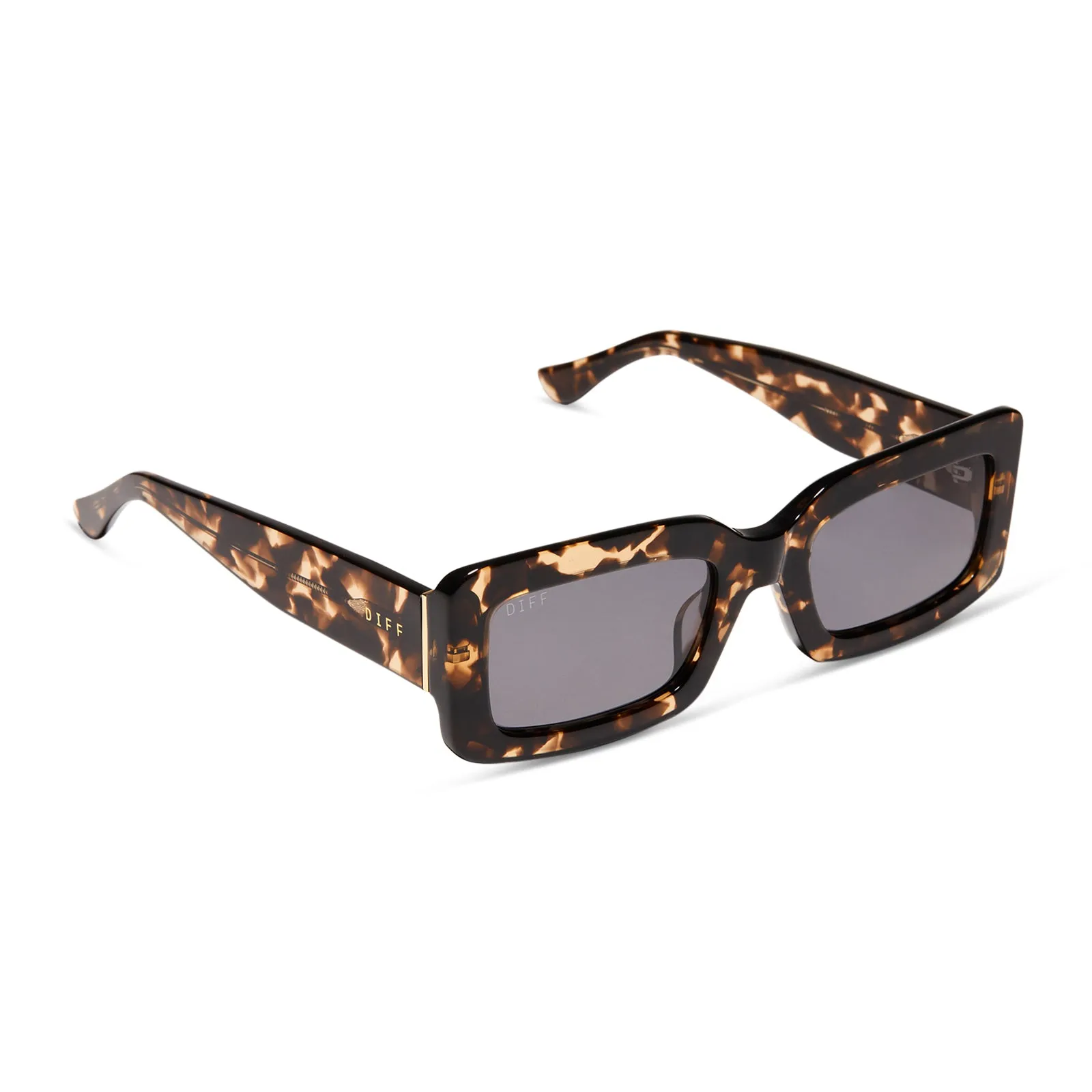 INDY - ESPRESSO TORTOISE + GREY SUNGLASSES sold by Diff Eyewear product image thumbnail 2