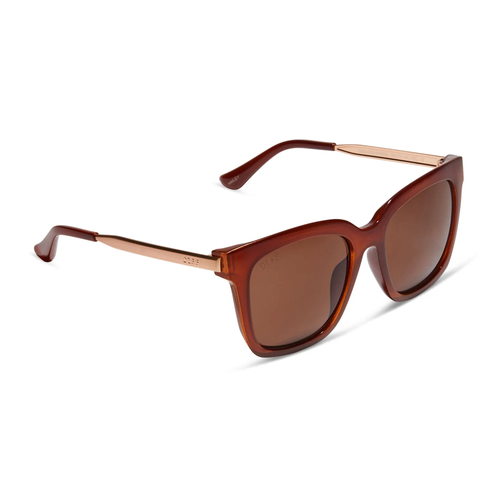 HAILEY - NUTSHELL + BROWN SUNGLASSES sold by Diff Eyewear product image thumbnail 2