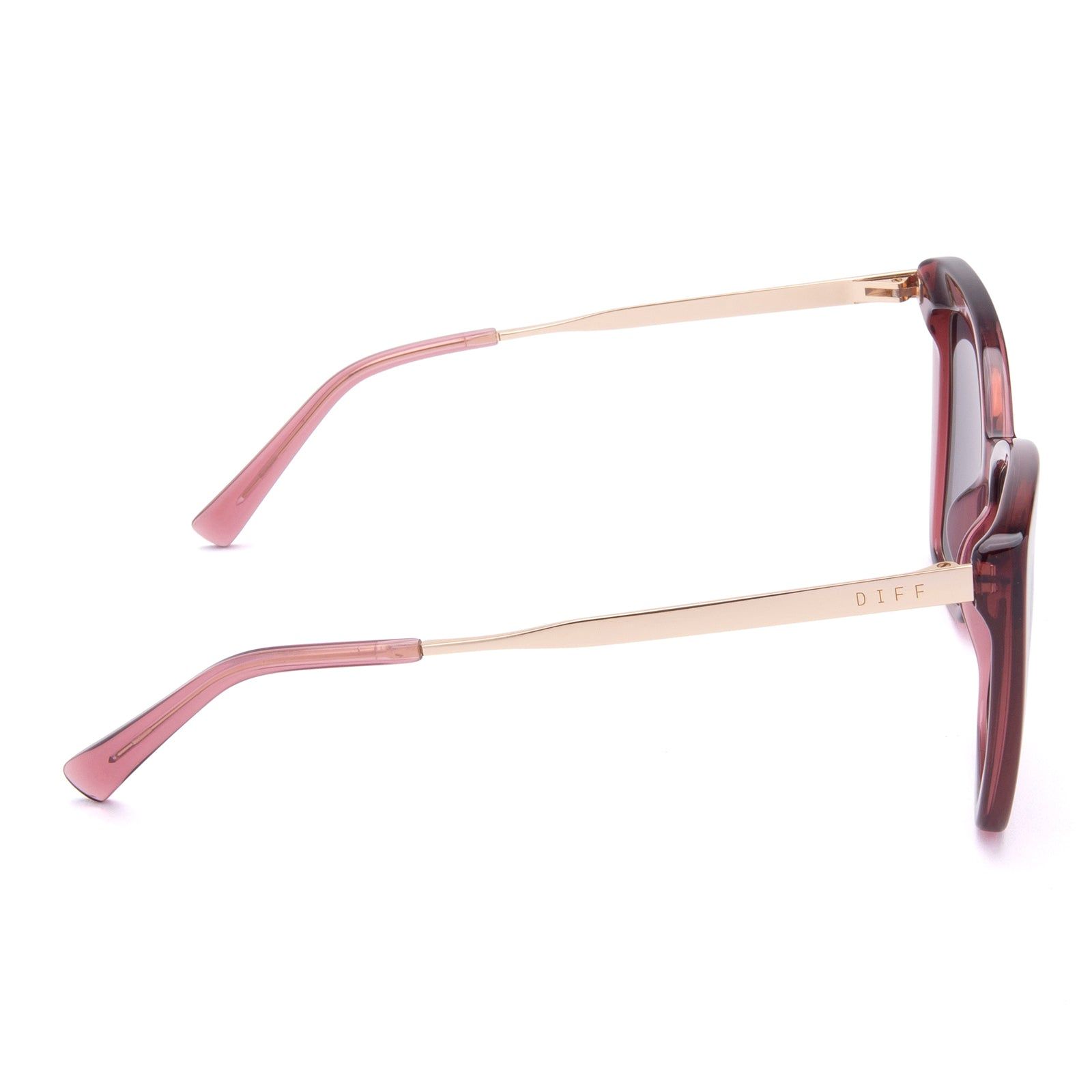 BECKY IV - MULBERRY + WINE GRADIENT SUNGLASSES sold by Diff Eyewear product image thumbnail 4