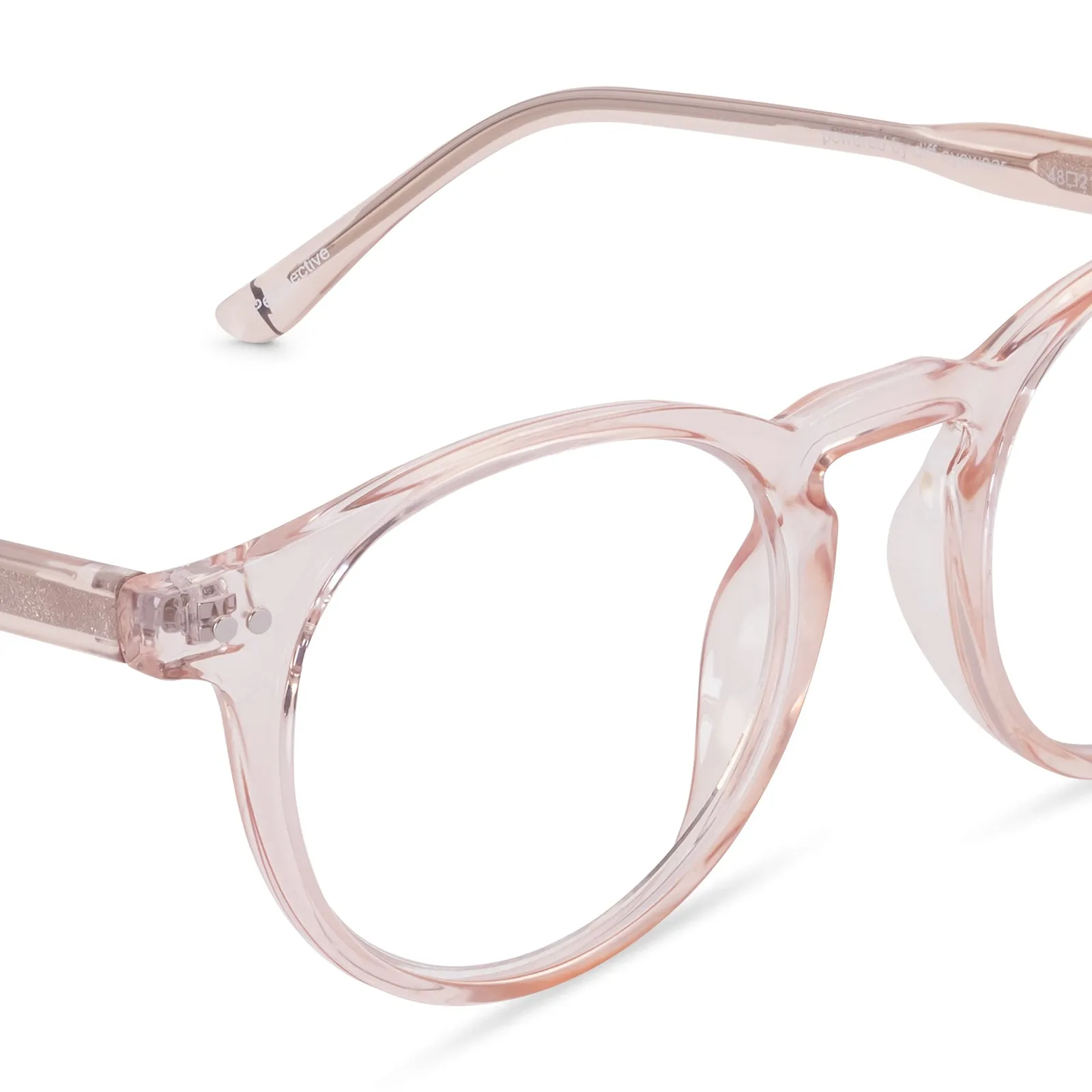 WOMEN'S HEALTH PERSPECTIVE - LIGHT PINK CRYSTAL + CLEAR sold by Diff Eyewear product image thumbnail 3
