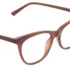 JADE - FESTIVE CHESTNUT + BLUE LIGHT GLASSES sold by Diff Eyewear