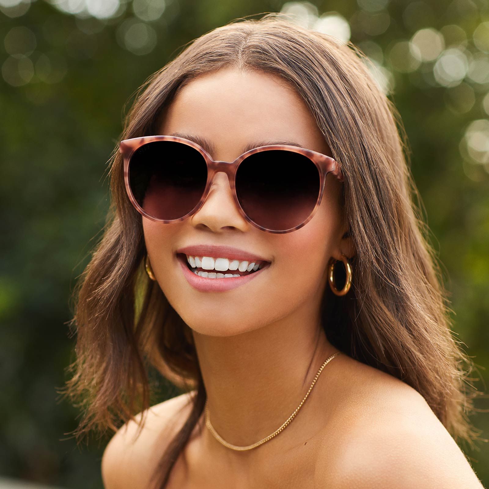 COSMO - PLUM TORTOISE + WINE GRADIENT SUNGLASSES sold by Diff Eyewear product image thumbnail 6