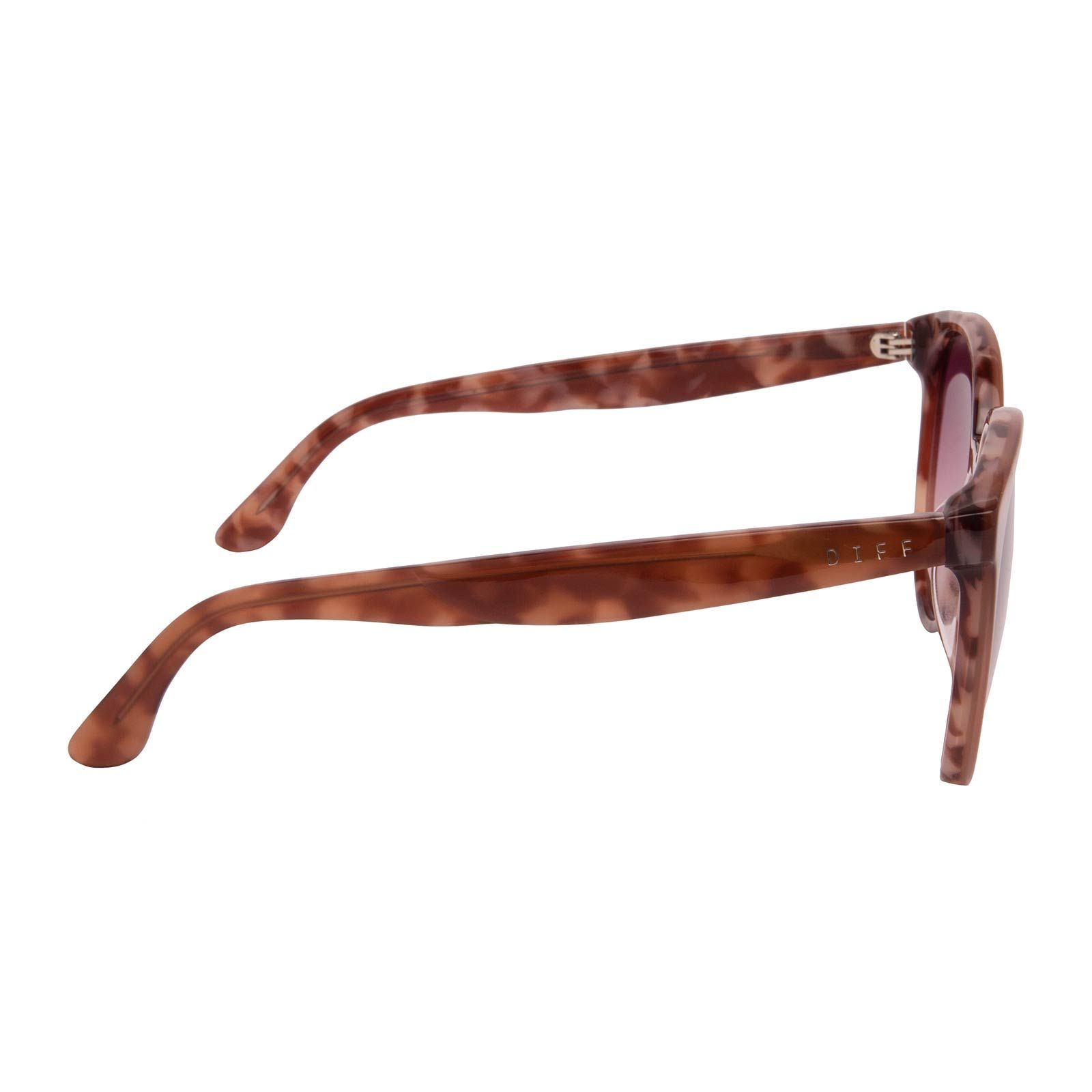 COSMO - PLUM TORTOISE + WINE GRADIENT SUNGLASSES sold by Diff Eyewear product image thumbnail 3