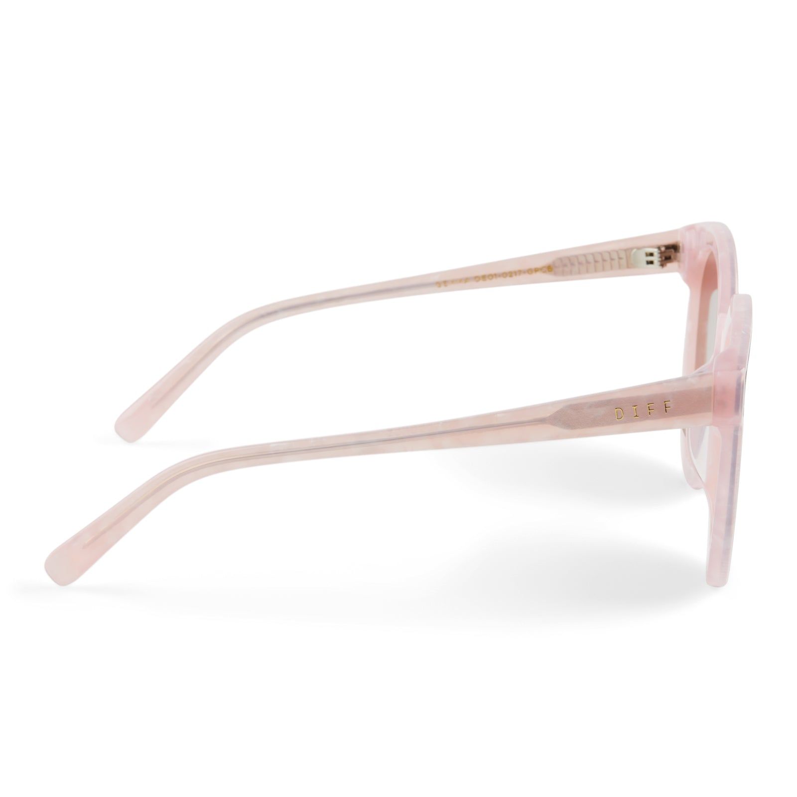 GEMMA - GEO PINK + CHERRY BLOSSOM MIRROR SUNGLASSES sold by Diff Eyewear product image thumbnail 3