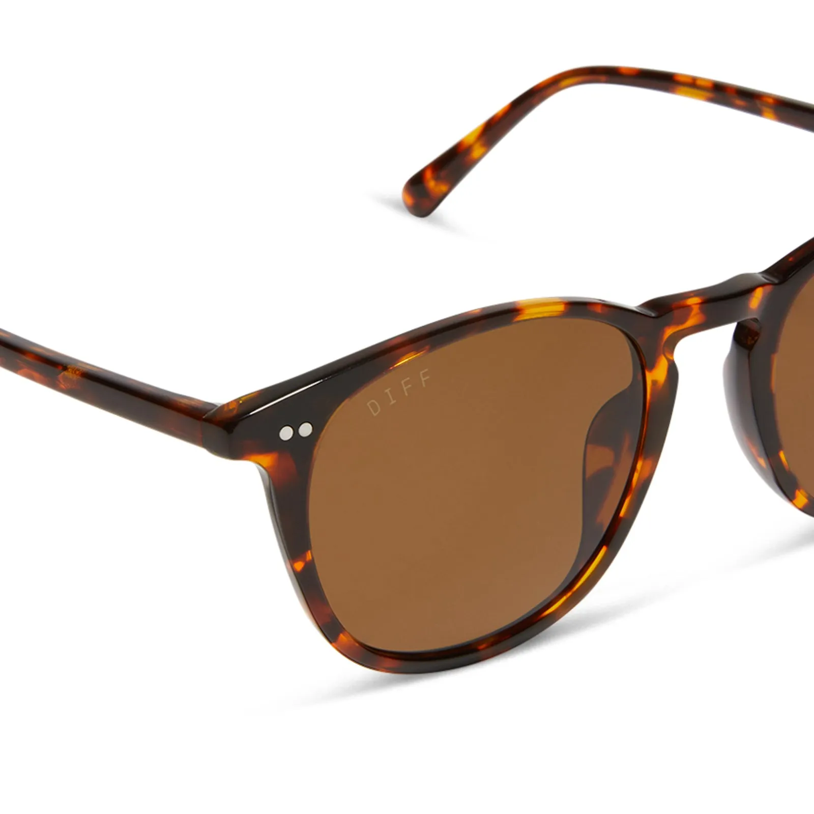 JAXSON XL - RICH TORTOISE + BROWN + POLARIZED SUNGLASSES sold by Diff Eyewear product image thumbnail 4