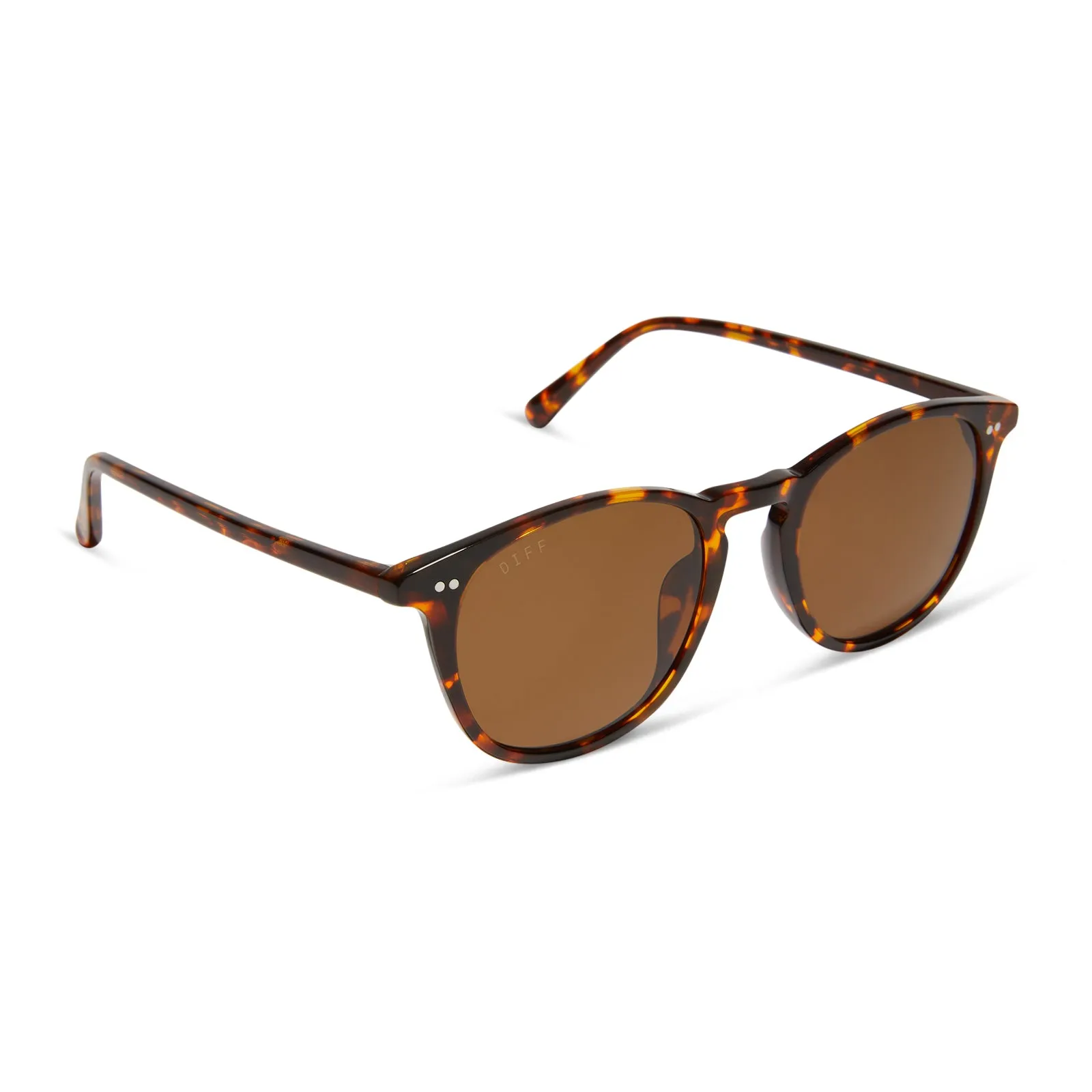 JAXSON XL - RICH TORTOISE + BROWN + POLARIZED SUNGLASSES sold by Diff Eyewear product image thumbnail 2