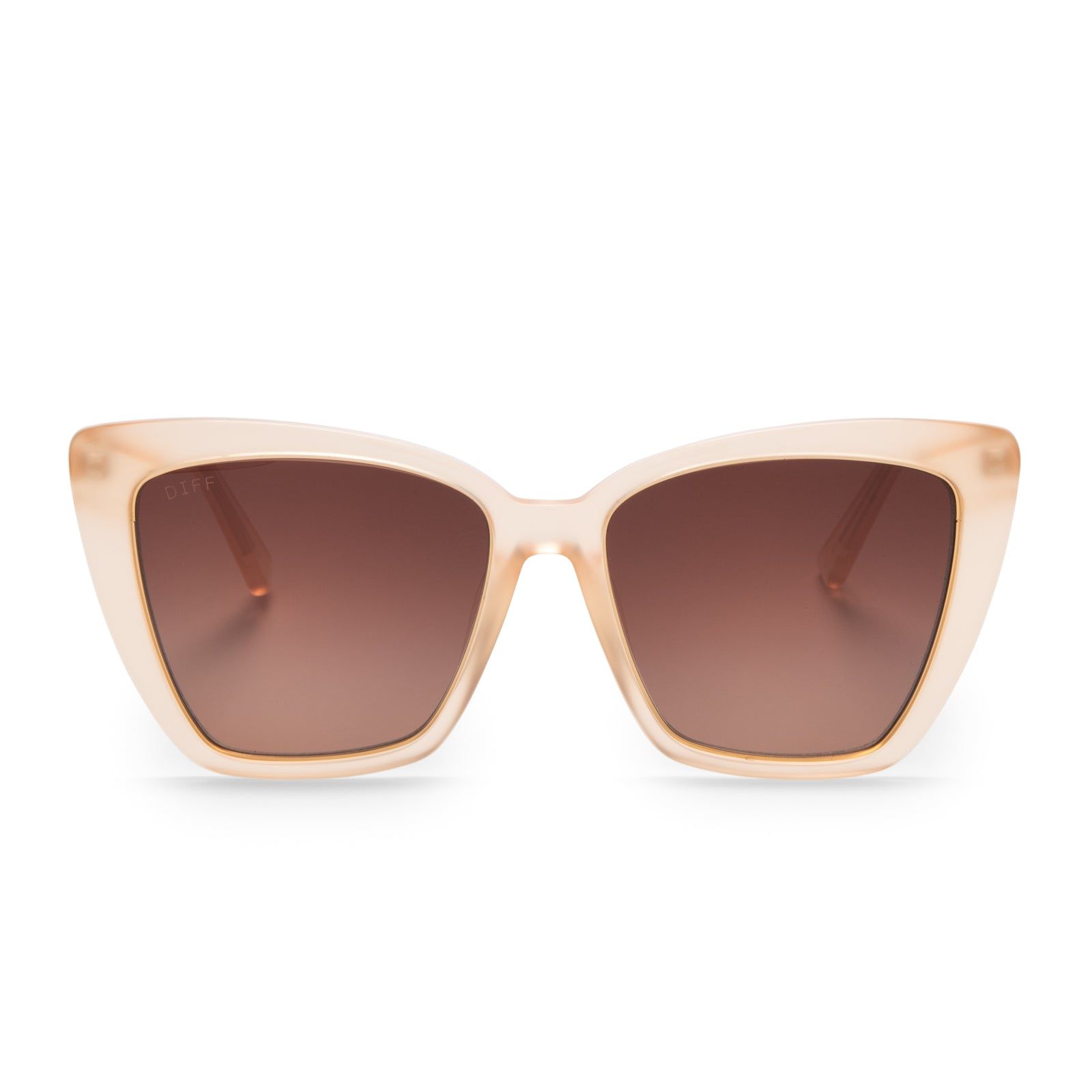 BECKY IV - MELON CRUSH + BROWN GRADIENT SUNGLASSES sold by Diff Eyewear