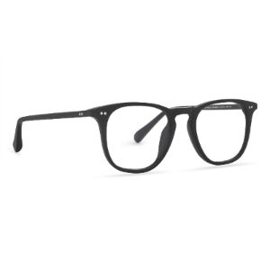 MAXWELL - MATTE BLACK + CLEAR GLASSES sold by Diff Eyewear